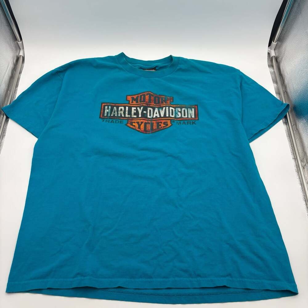 Harley-Davidson Twin Cities T-Shirt Size 2X-Large Blue Minneapolis MN
